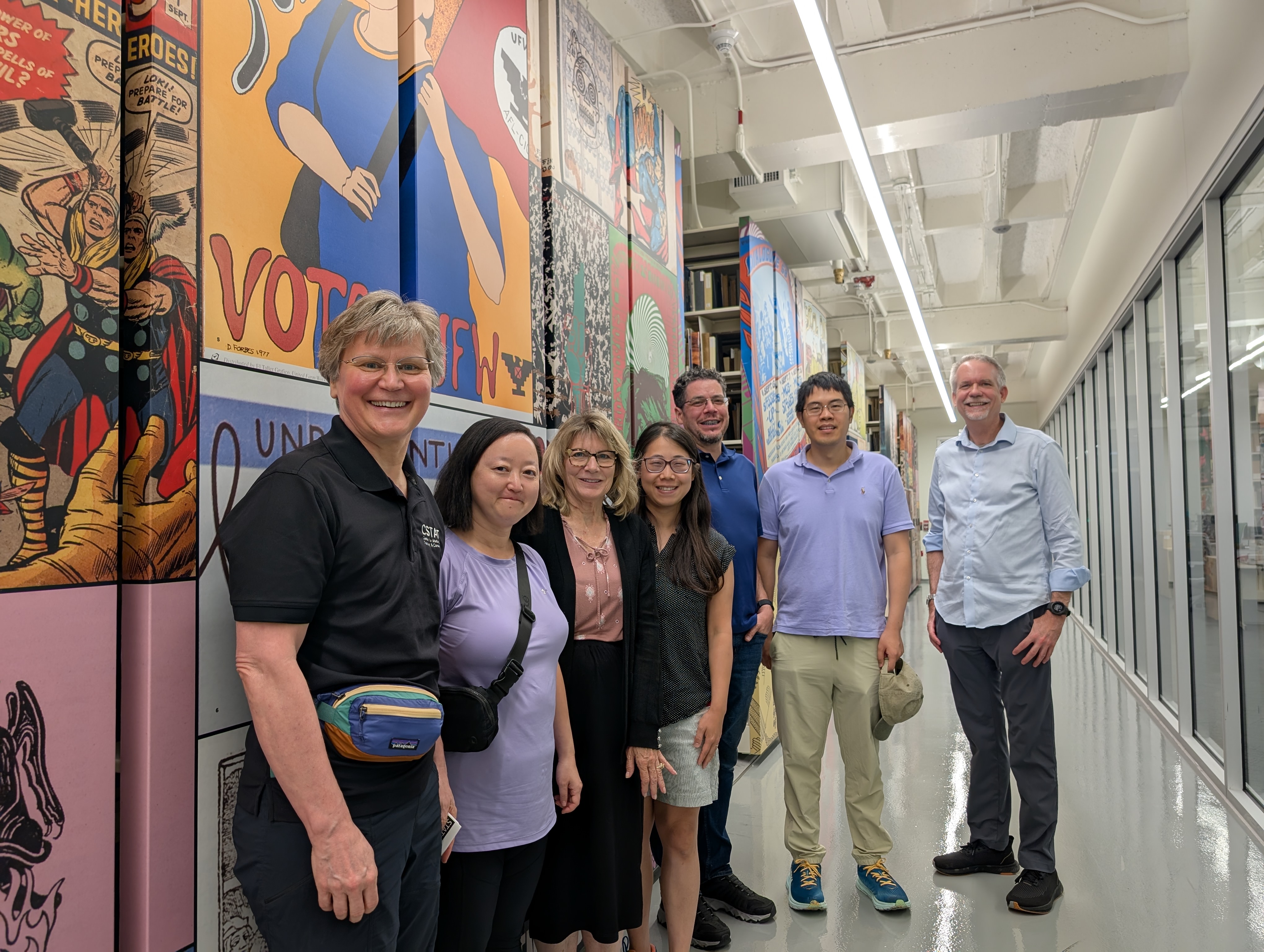 team at MSU library